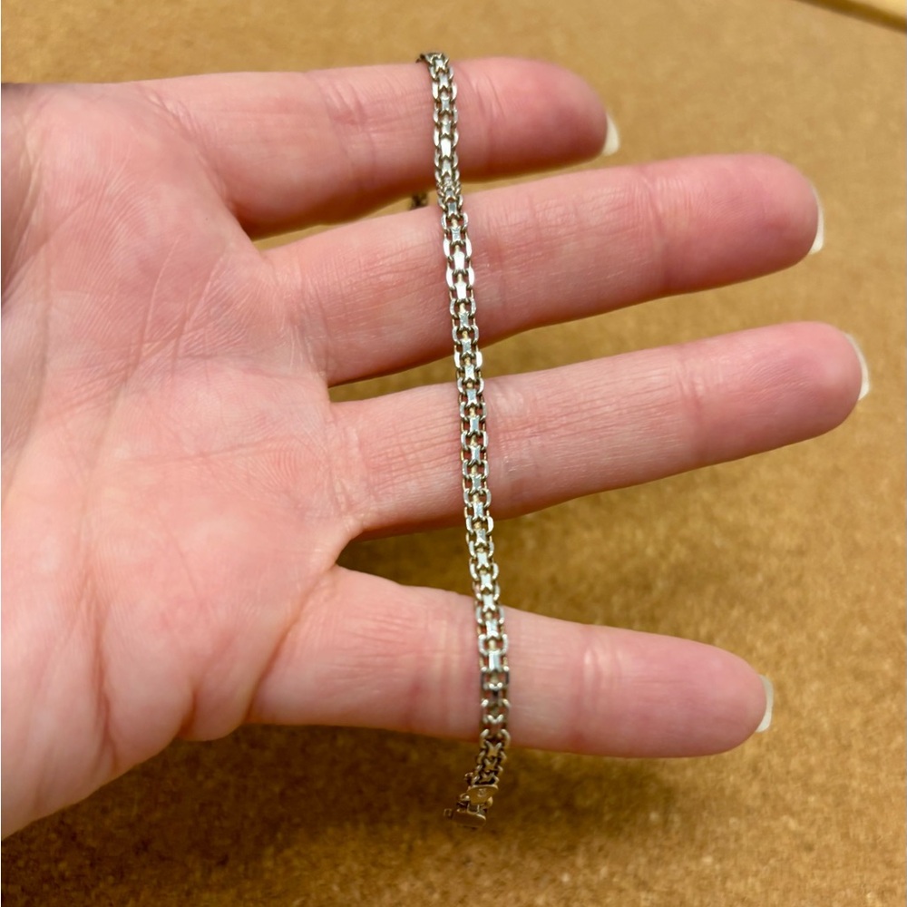 .925 Sterling silver bracelet.  7 inches.